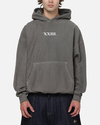 XXIII Rose Hoodie Washed Charcoal/White