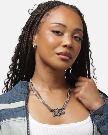 Palm Angels Sigillo Necklace Silver