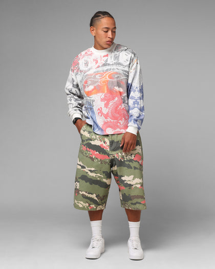 Loiter Sketch Book Long Sleeve T-Shirt White