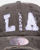 Mitchell & Ness Los Angeles Lakers 'Collegiate' Dad Fit Strapback Washed Chocolate