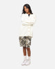XXIII Zyair Knit Rib Long Sleeve Button Up Shirt Cream