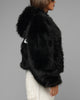 Loiter Eastern Bloc Fur Jacket Black