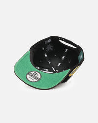 New Era North Queensland Cowboys 'NRL Golfer Washed Black' Pre-Curved Corduroy Golfer Snapback Washed Black