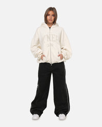Represent Oweners Zip Through Hoodie Chalk