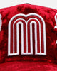 New Era Mexico National Baseball Team 'Velvet Gothic Script' 9FORTY A-Frame Snapback Maroon