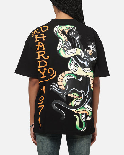 Ed Hardy Panther T-Shirt Black