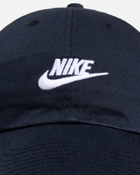 Nike Club Unstructured Futura Wash Cap Black/White