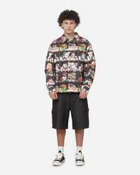 Criminal Damage Arcade Button Up Shirt Multi