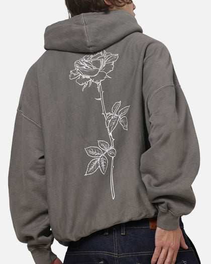 XXIII Rose Hoodie Washed Charcoal/White
