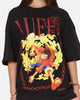 73Studio X One Piece Luffy Vintage T-Shirt Off Black