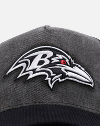 47 Brand Baltimore Ravens 'Apollo Corduroy' 47 Offside DT Strapback Black