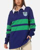 Bleacher Athletic New Zealand Warriors NRL Legacy Rugby Polo Shirt Blue