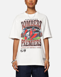 Mitchell & Ness Essendon Bombers Mascot T-Shirt Vintage White