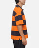 Mitchell & Ness New York Knicks Striped Polo T-Shirt Navy