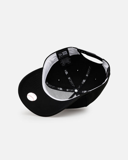New Era Los Angeles Dodgers 'Easy Black And White' 9FORTY A-Frame Snapback Black/White