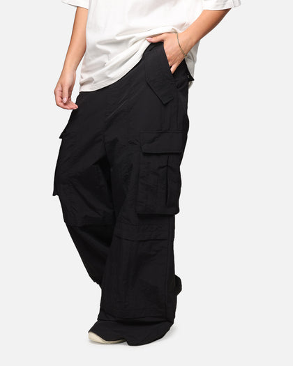 MNML Nylon Rave Cargo Pants Black