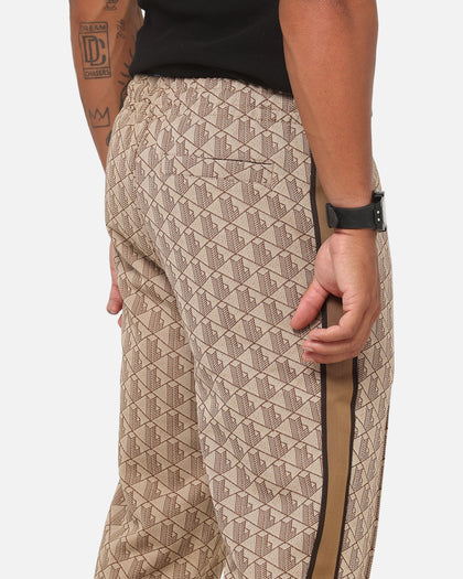 Lacoste Monogram Track Pants Croissant/Cookie