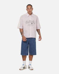 Adidas Originals Poplin AOA Button Up Shirt Red