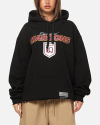 Mitchell & Ness Queensland Maroons 27 X Series Vintage Hoodie Black