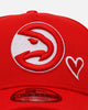 New Era Atlanta Hawks 'Team Color Hearts' 9FORTY A-Frame Snapback Official Team Color