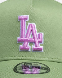 New Era Los Angeles Dodgers 'Strawberry Matcha' 9FORTY A-Frame Snapback Green
