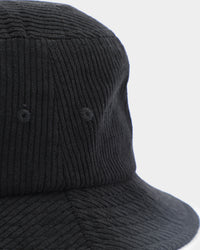 EN ES Corduroy Bucket Hat Black