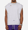 Saint Morta Premium Cut Off Sweat Shirt Light Grey Marle