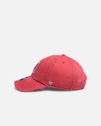 47 Brand Los Angeles Angels 'Well Worn' 47 Clean Up Strapback Red