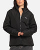 X-Large Camo Reversible Sherpa Jacket Black