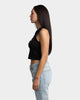 Rats Get Fat Women's Scorpio Crop Singlet Black
