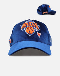New Era New York Knicks 'Velvet Hearts' 9FORTY A-Frame Snapback Blue