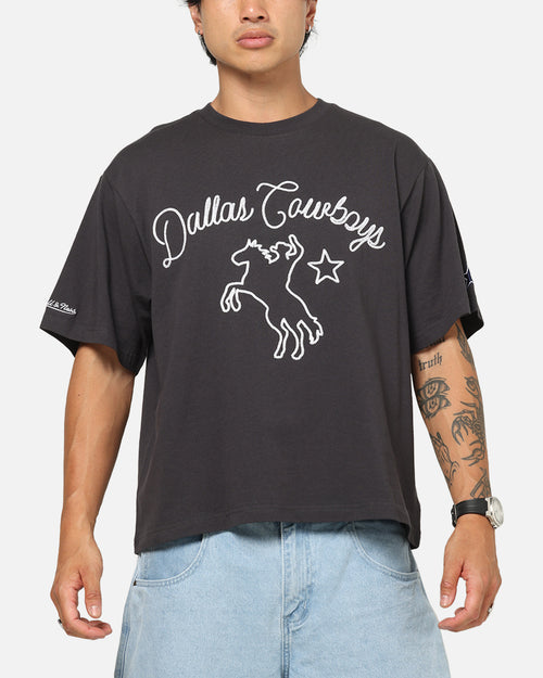 Mitchell & Ness Dallas Cowboys Chainstitch T-Shirt Washed Black