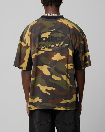 Loiter Star Child T-Shirt Woodland Camo