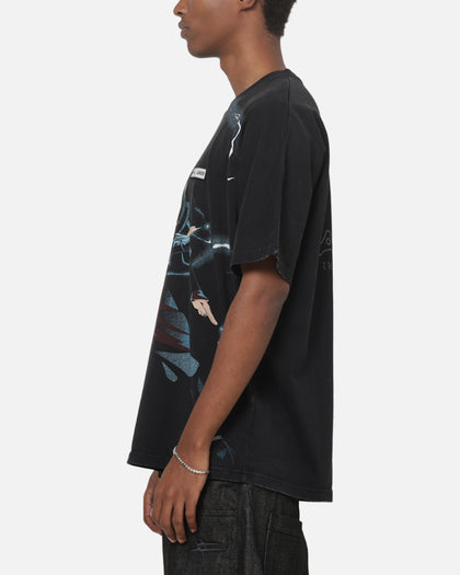 73Studio x Avatar: The Last Airbender Azula All Over Print T-Shirt Black Acidwash