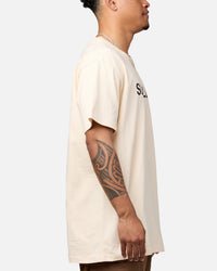 Daniel Patrick Surplus Logo T-Shirt Cream/Black