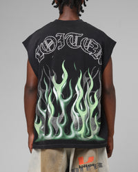 Loiter Inferno Muscle T-Shirt Black