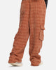 XXIII Boucle Tweed Cargo Pants Rust