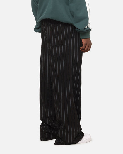 Carre Studio Trackpants Black Pinstripe