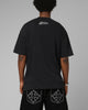 Loiter Jet Stream T-Shirt Black Acidwash