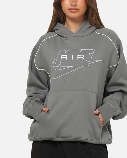Nike Air Fleece Pullover Hoodie Smoke Grey