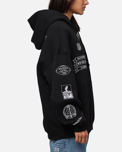 Mitchell & Ness Los Angeles Raiders History Hoodie Faded Black