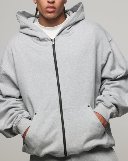American Thrift Zip Hoodie Grey Heather