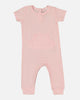 Nike Infants' Rib Knit Romper and Socks Set Pink