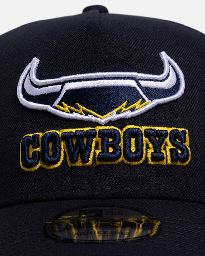 New Era North Queensland Cowboys 'NRL Vegas Round 2026' 9FORTY A-Frame Trucker Snapback Official Team Colour