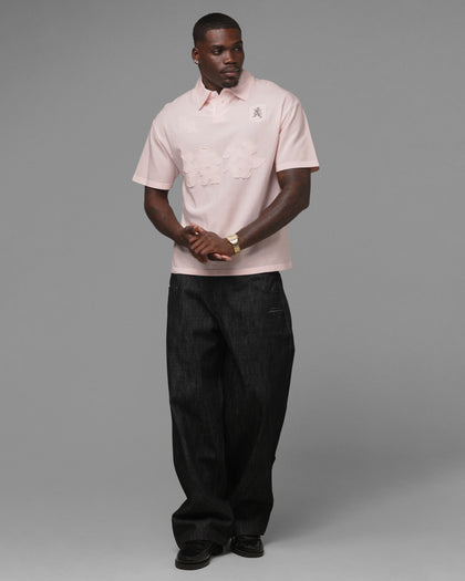 Loiter Unity Polo T-Shirt Pink