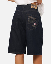 S Double EMB 5 Pocket Shorts One Rinse