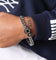 Guess Mainline Lion King Crystal Exagon Bracelet Silver