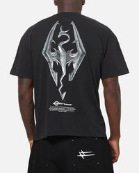 73Studio X Skyrim: The Elder Scrolls Skyrim T-Shirt Black Acidwash