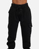 Saint Morta Gothic Cargo Joggers Black Shadow