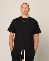 Carré Blanc T-Shirt Black